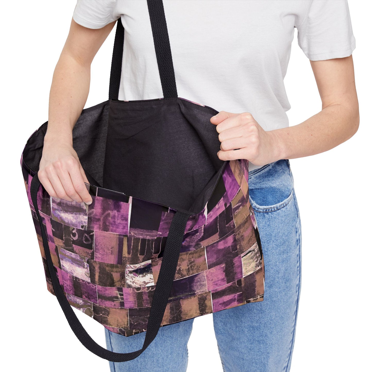 The Weekender Bag - Memory Block, Hyacinth