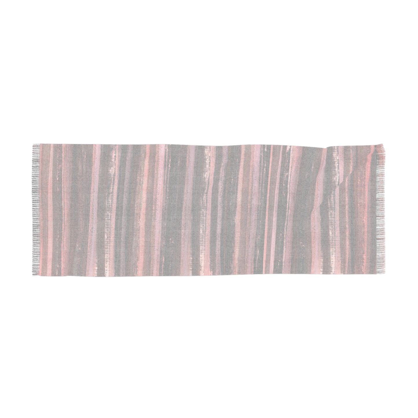 The Studio Scarf - Rustic Stripe, Red Red Wine