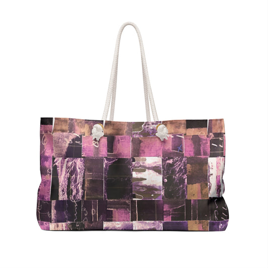 The Weekender Bag - Memory Block, Hyacinth