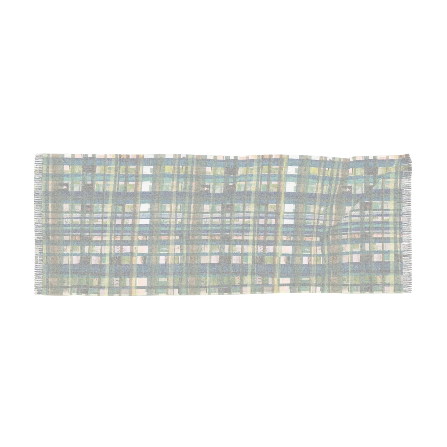 The Studio Scarf - Mixed Media, Grass