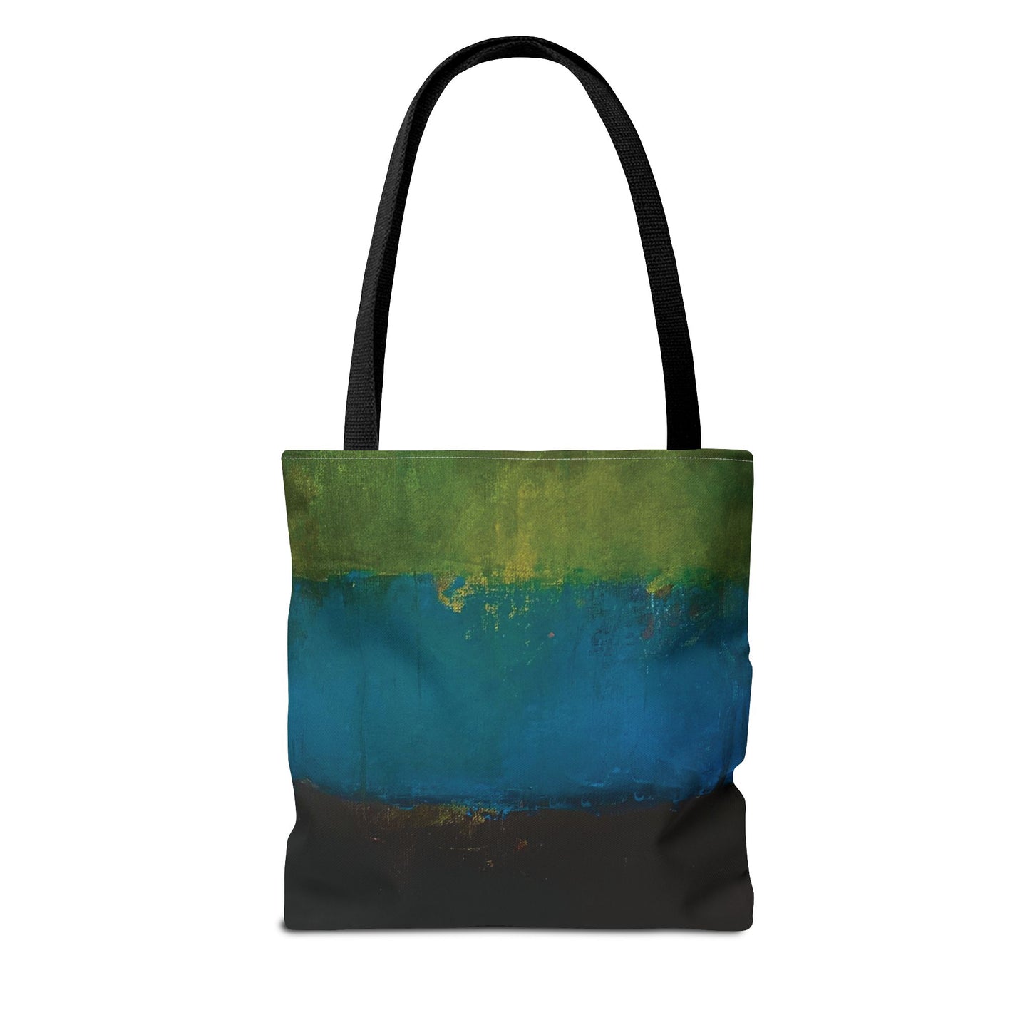 The Everything Tote - Rustic Stripe, Vivid Turquoise