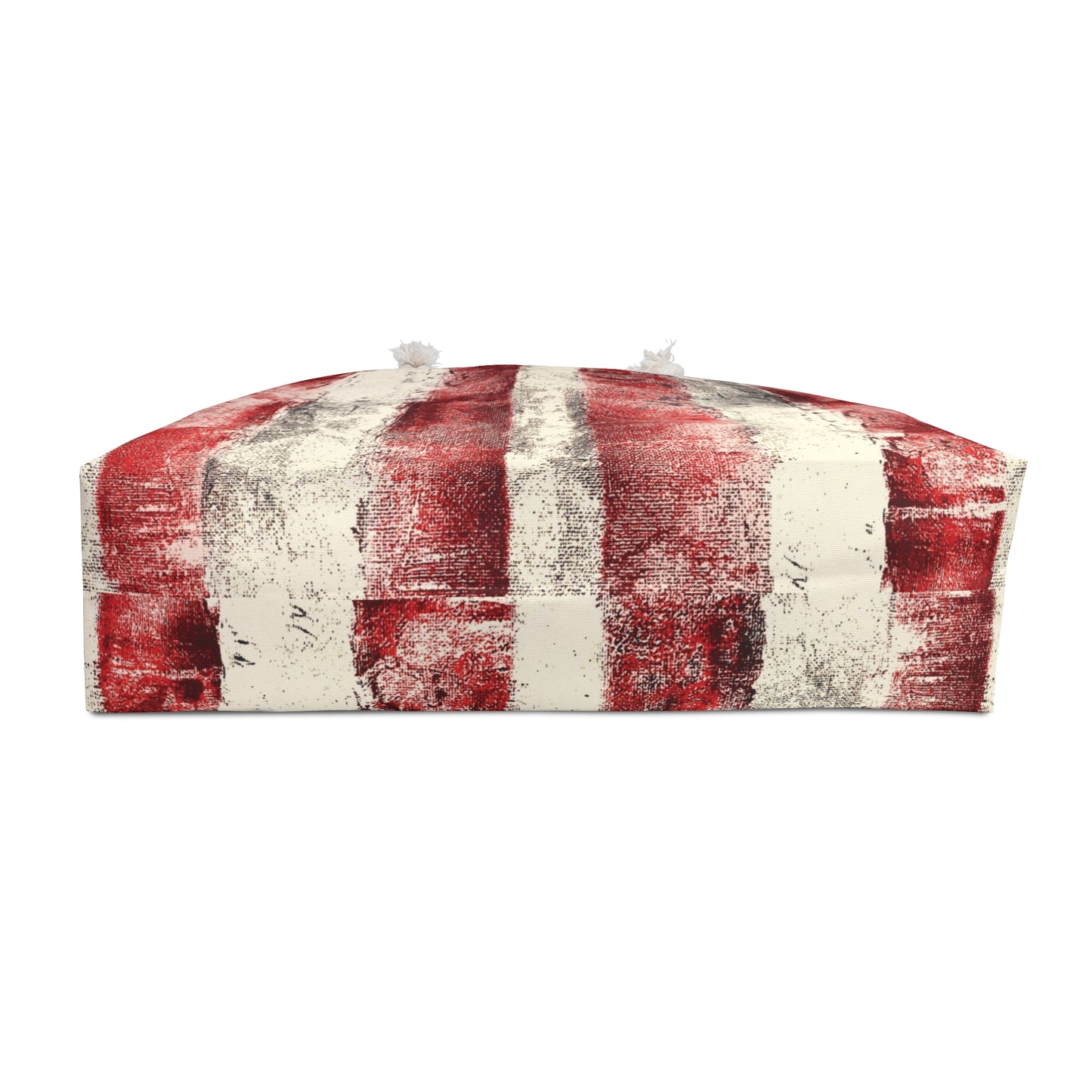 The Weekender Bag - Rustic Stripe, Sangria