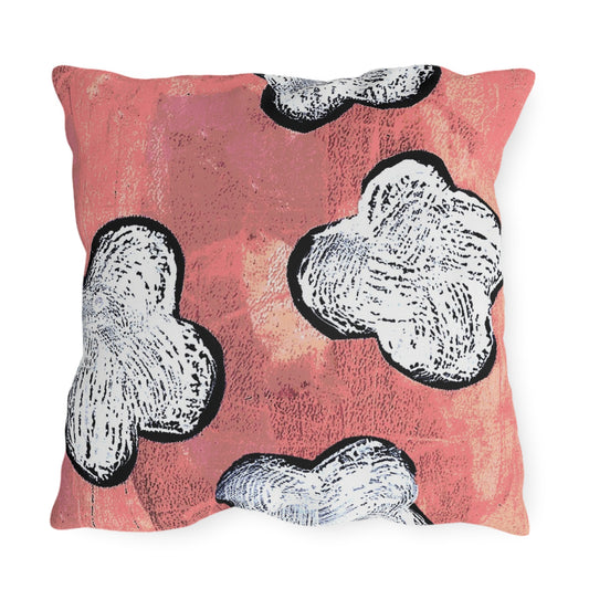 The Outdoor Pillow - Bloom, Coral