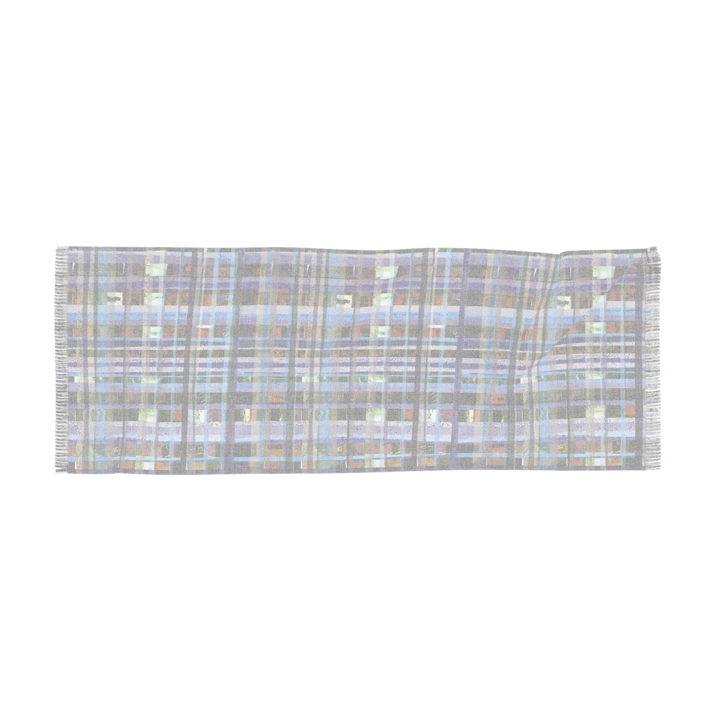 The Studio Scarf - Mixed Media, Iris