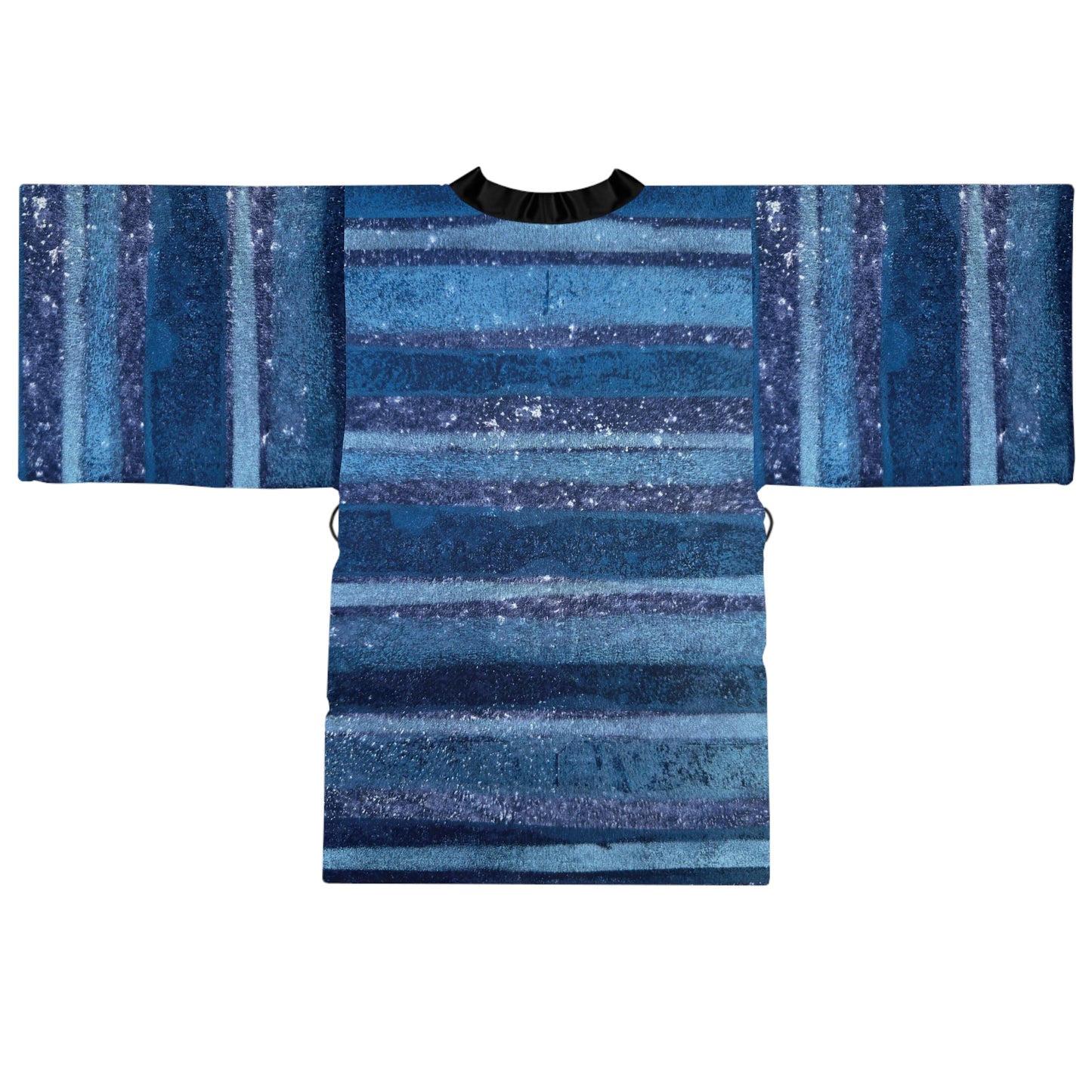 The Chroma Kimono - Rustic Stripe, Sapphire