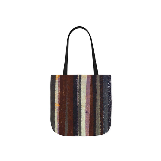 The Soft Tote - Rustic Stripe, Rust and Steel