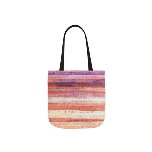 The Soft Tote - Rustic Stripe, Nasturtium