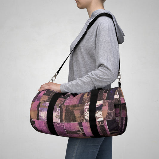 The Durable Duffle Bag - Memory Block, Hyacinth