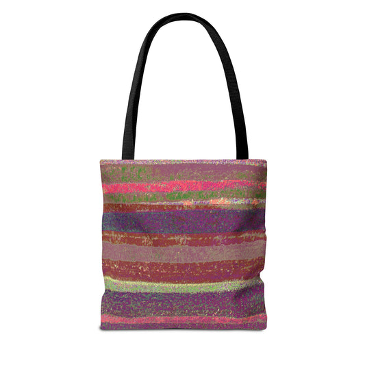 The Everything Tote - Rustic Stripe, Smoothie