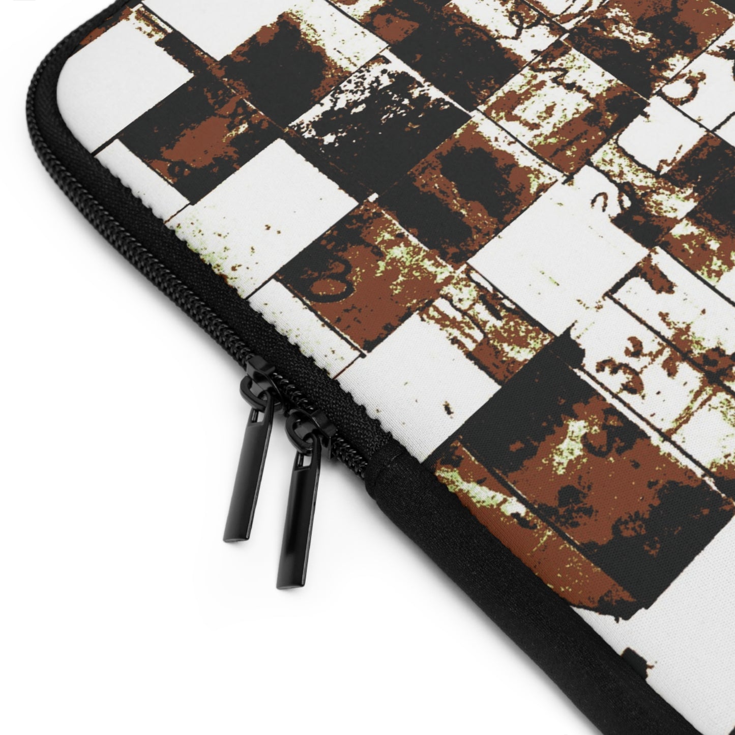 The Laptop Sleeve - Memory Block, Sepia