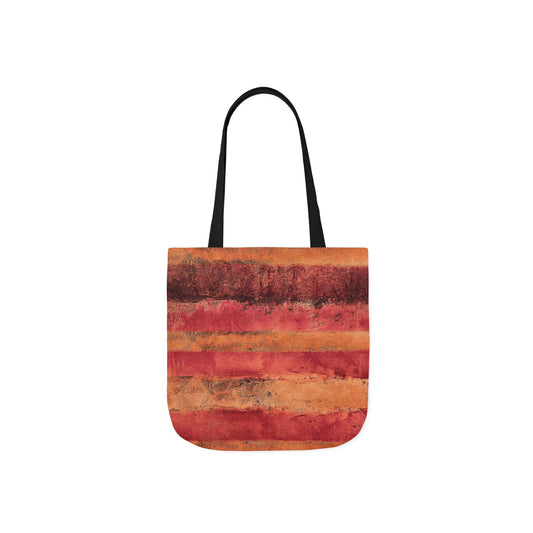 The Soft Tote - Rustic Stripe, Cactus Flower