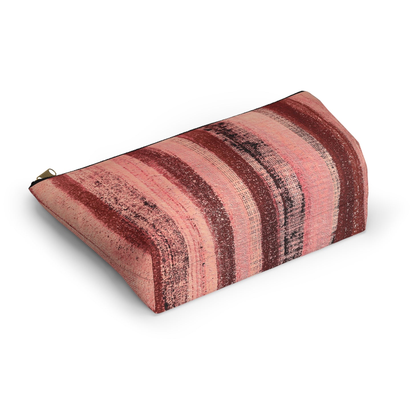 The Accessory Pouch - Rustic Stripe, Rosé All Day