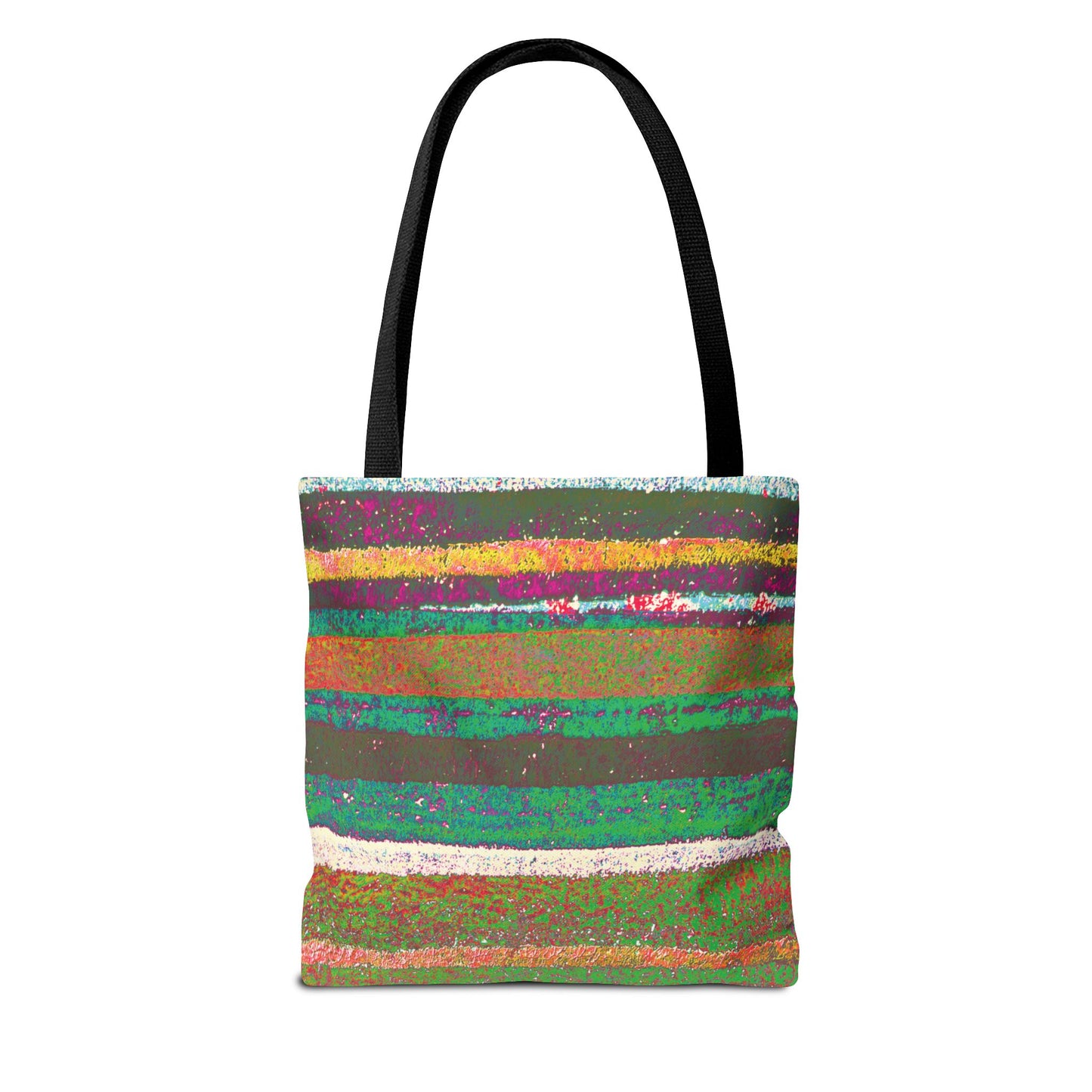 The Everything Tote - Rustic Stripe, Agave