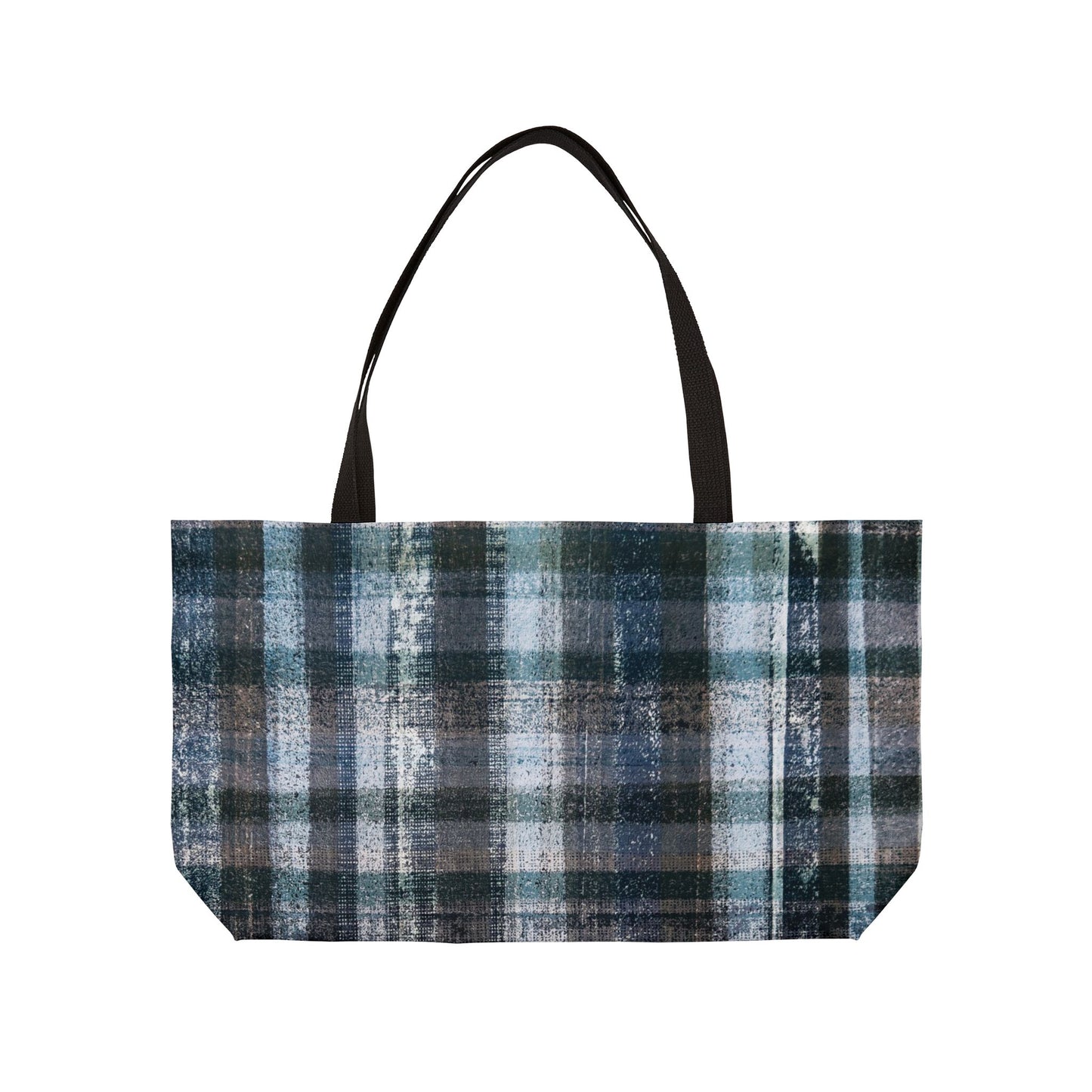 The Weekender Bag - Rustic Plaid, Storm