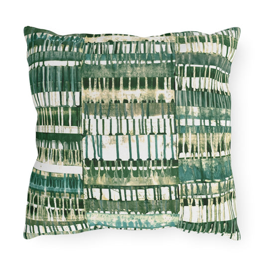 The Outdoor Pillow - Color Drift, Jade