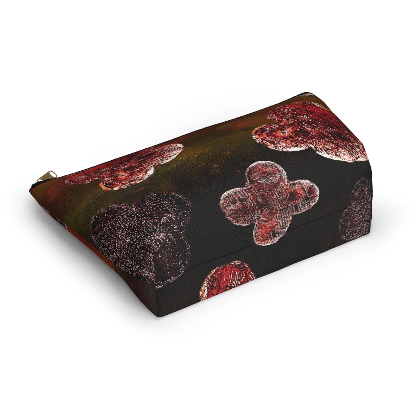 The Accessory Pouch - Bloom, Persimmon