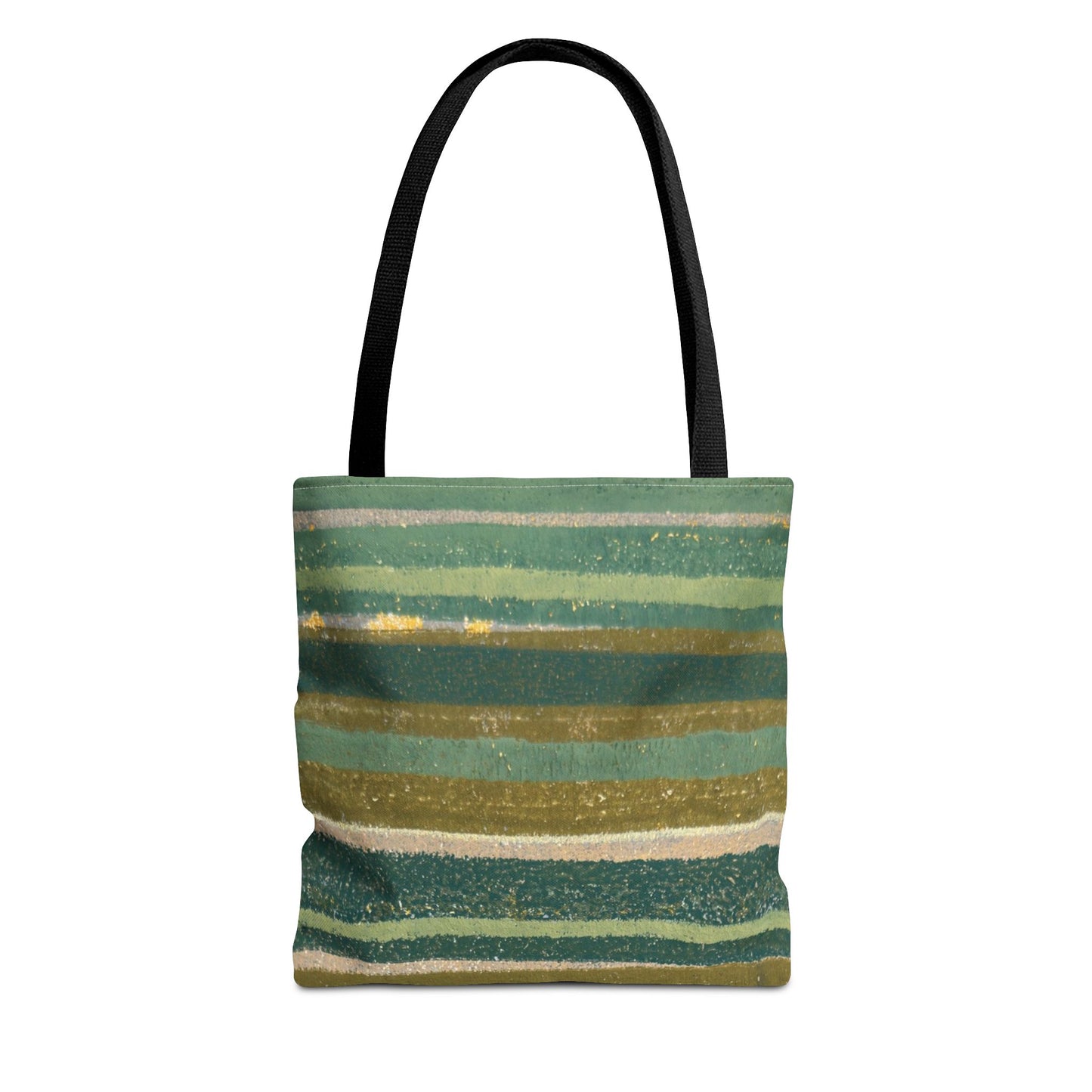 The Everything Tote - Rustic Stripe, Grasshopper