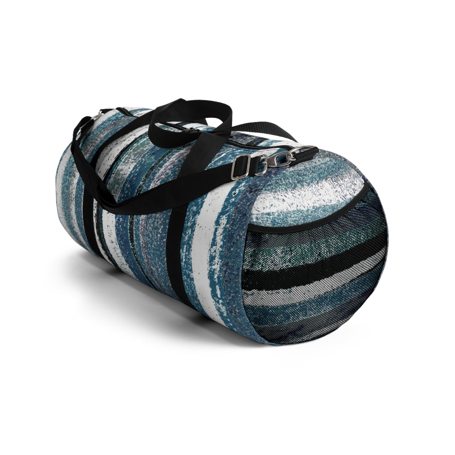 The Duffle Bag - Rustic Stripe, Marina