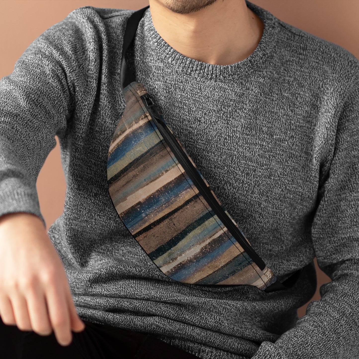 The Artsy Fanny - Rustic Stripe, Earth