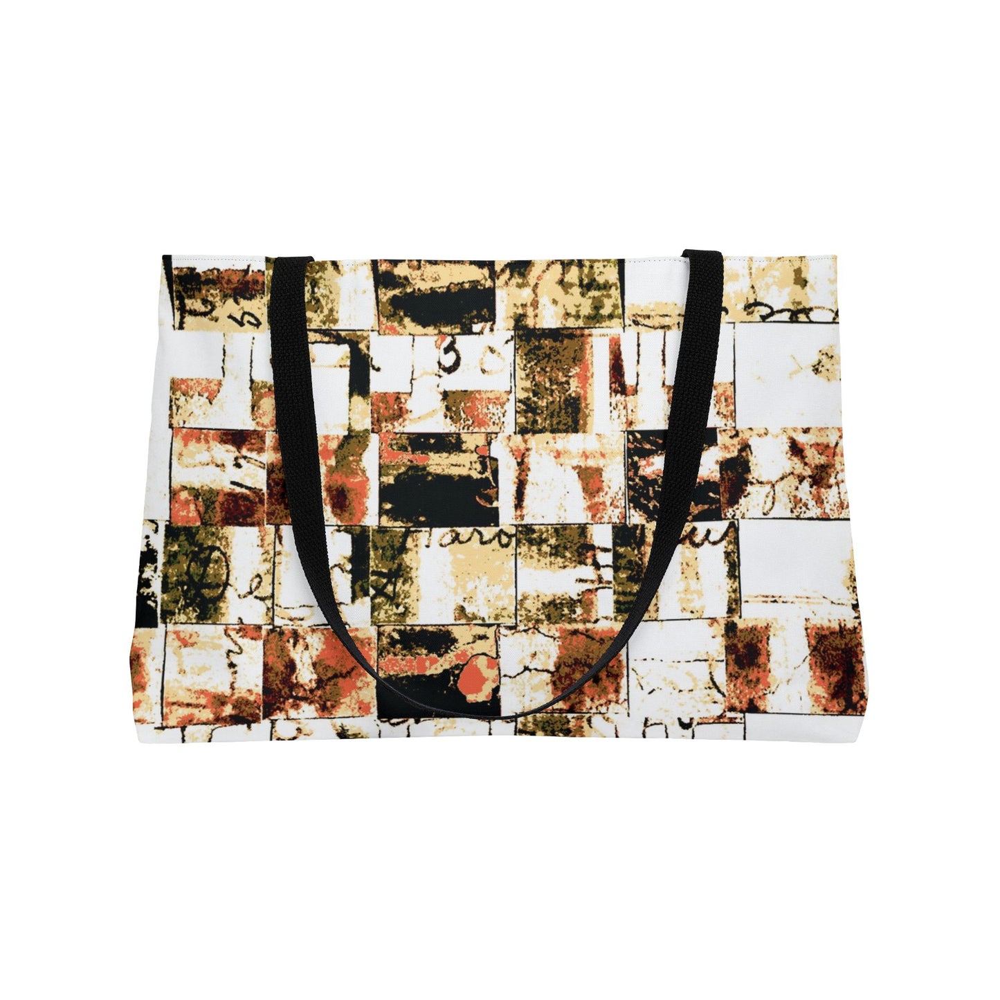 The Weekender Tote - Memory Block, Apricot