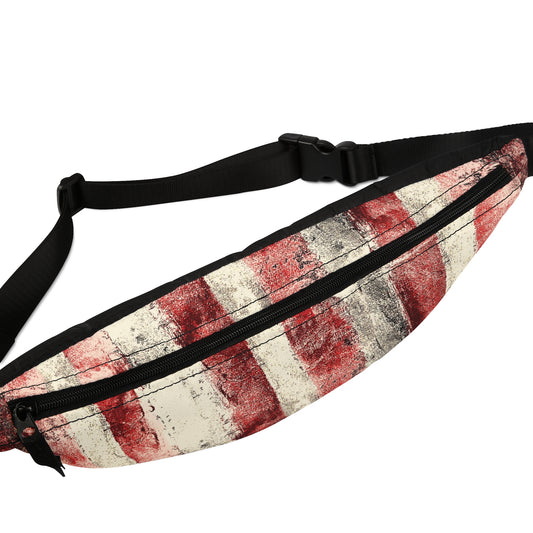 The Artsy Fanny - Rustic Stripe, Sangria