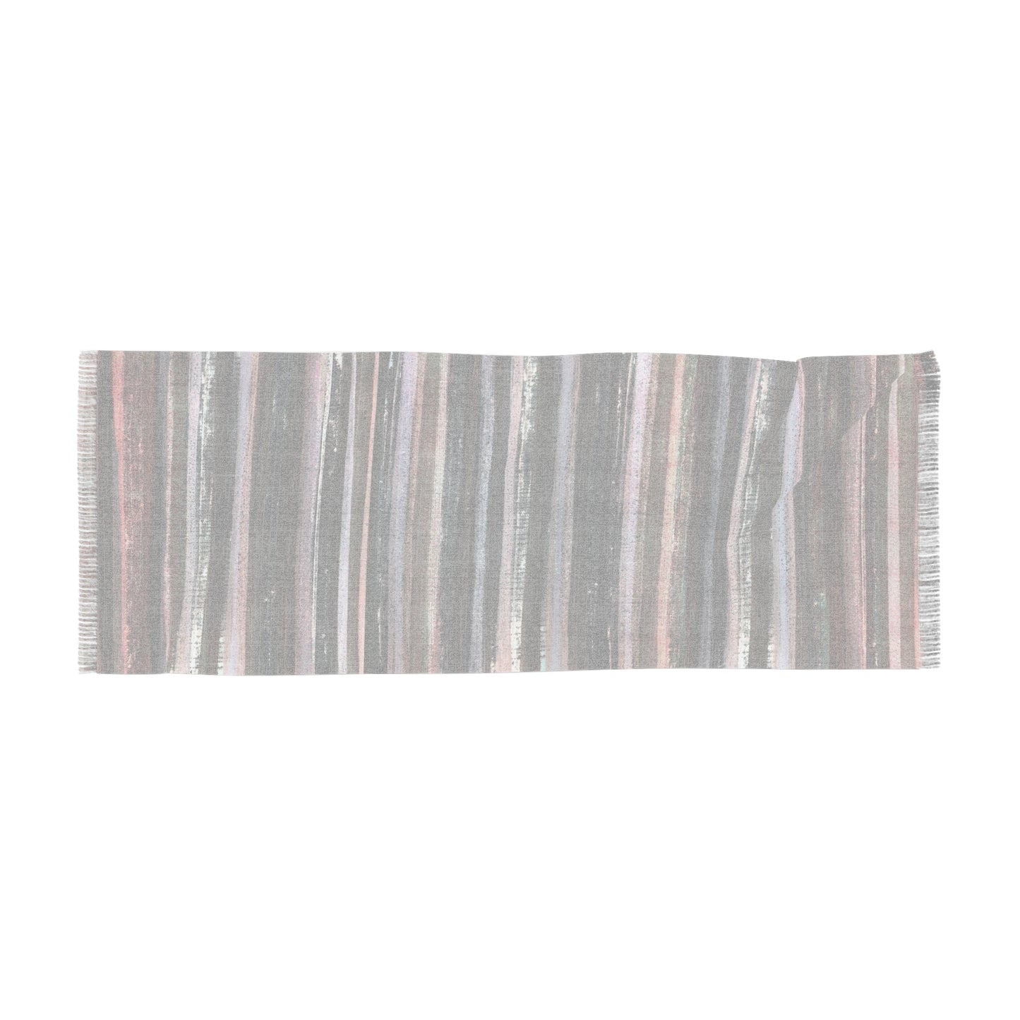 The Studio Scarf - Rustic Stripe, Evening Forest