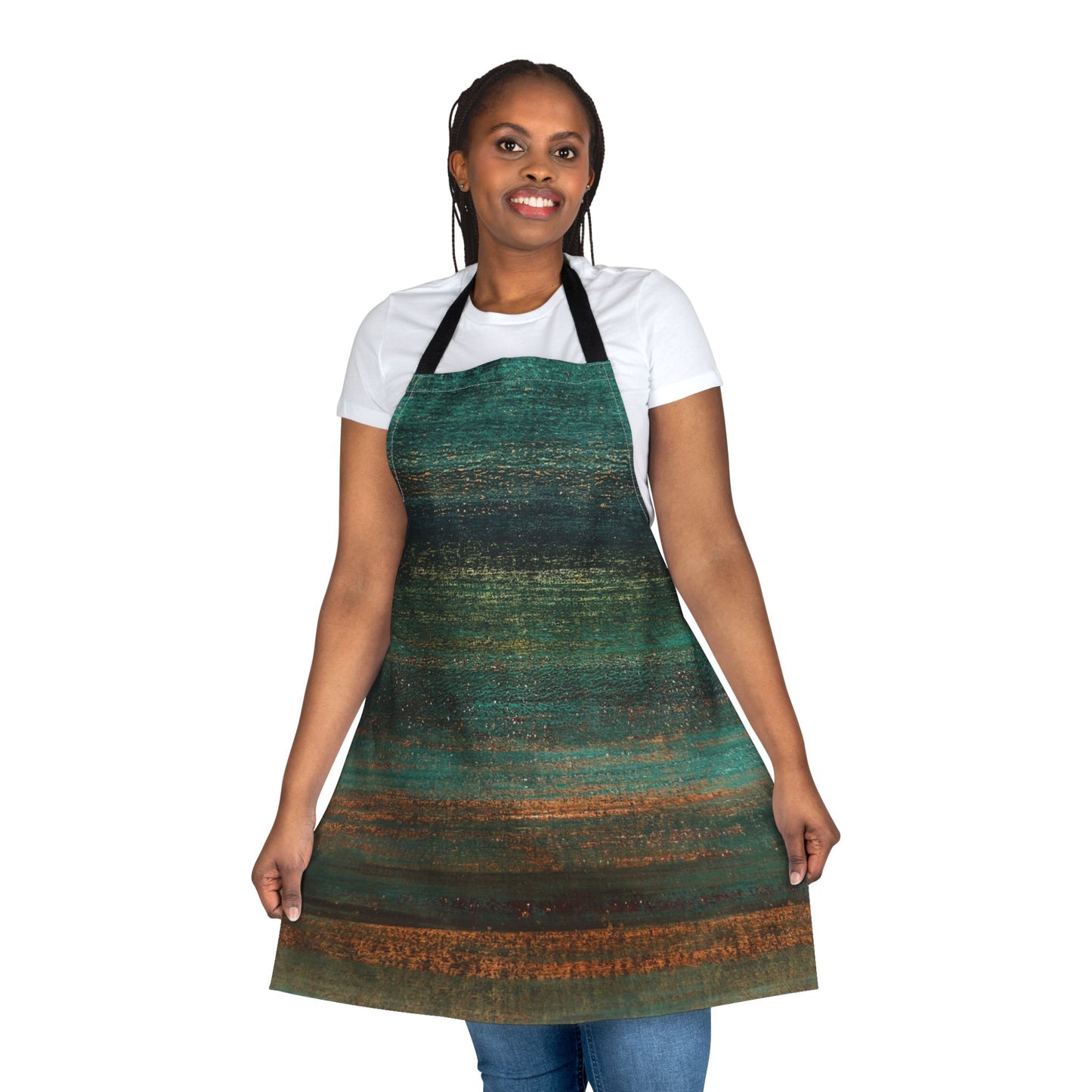 The Maker's Apron - Rustic Stripe, Twilight