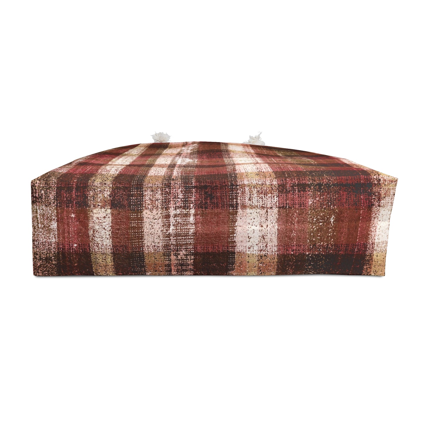 The Weekender Bag - Rustic Plaid, Tomato