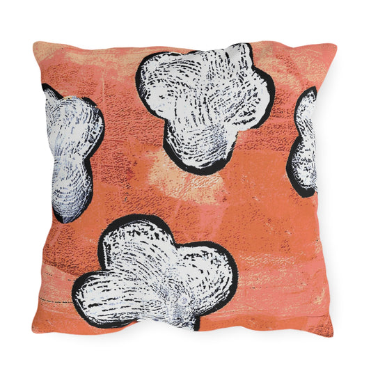 The Outdoor Pillow - Bloom, Tangerine