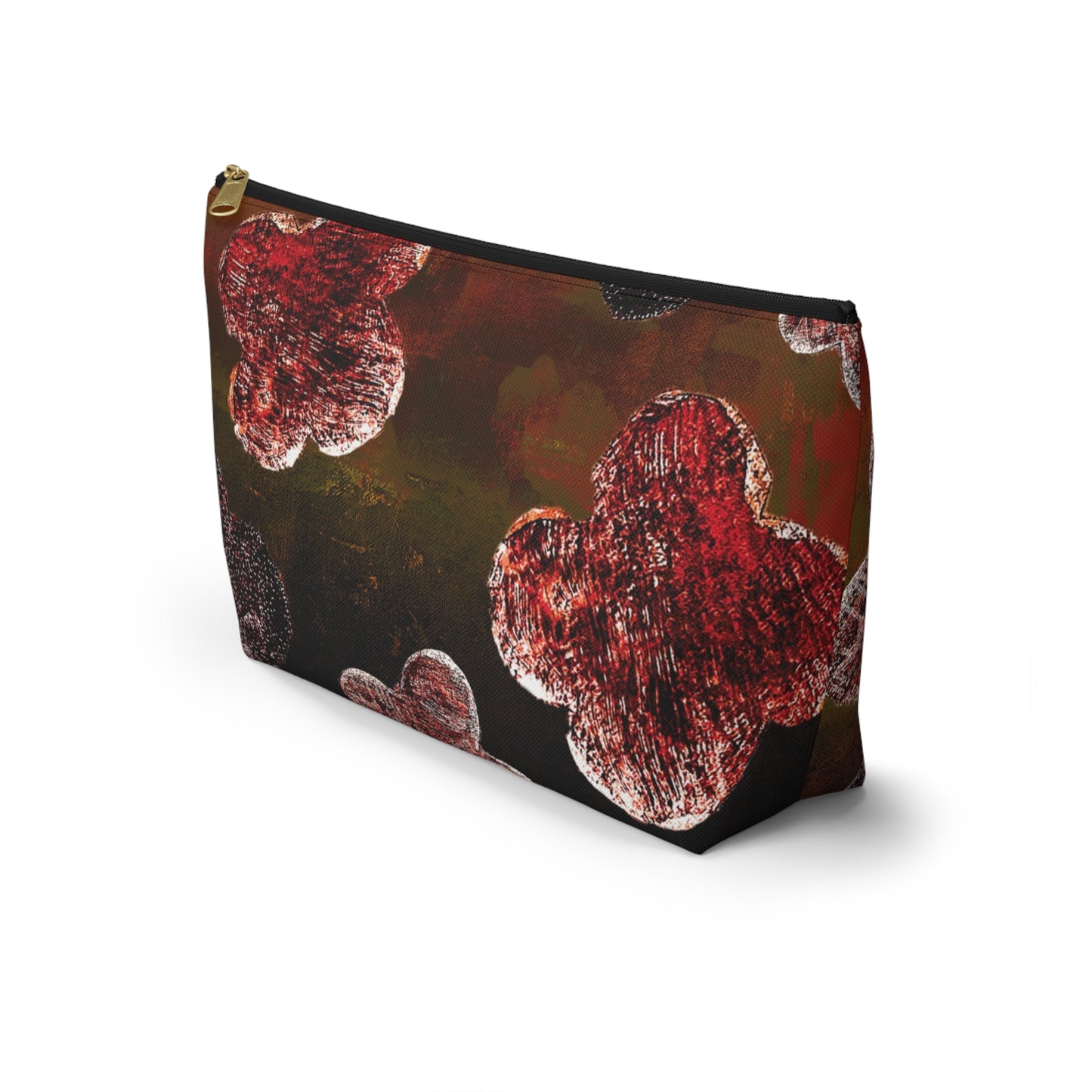 The Accessory Pouch - Bloom, Persimmon