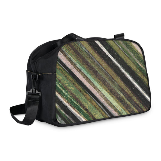 The Gym Bag - Rustic Stripe, Camper Green