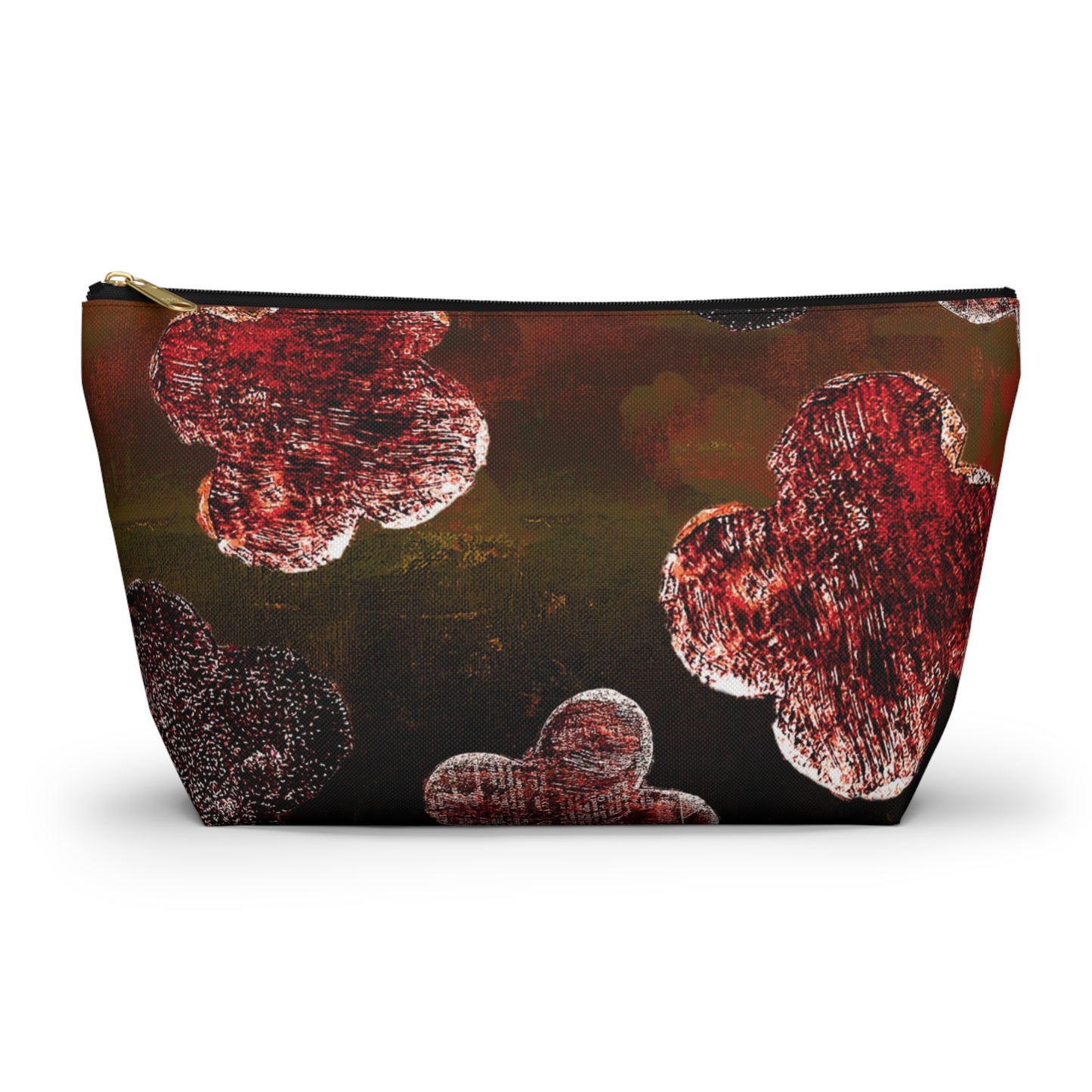 The Accessory Pouch - Bloom, Persimmon