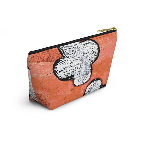 The Accessory Pouch - Bloom, Tangerine