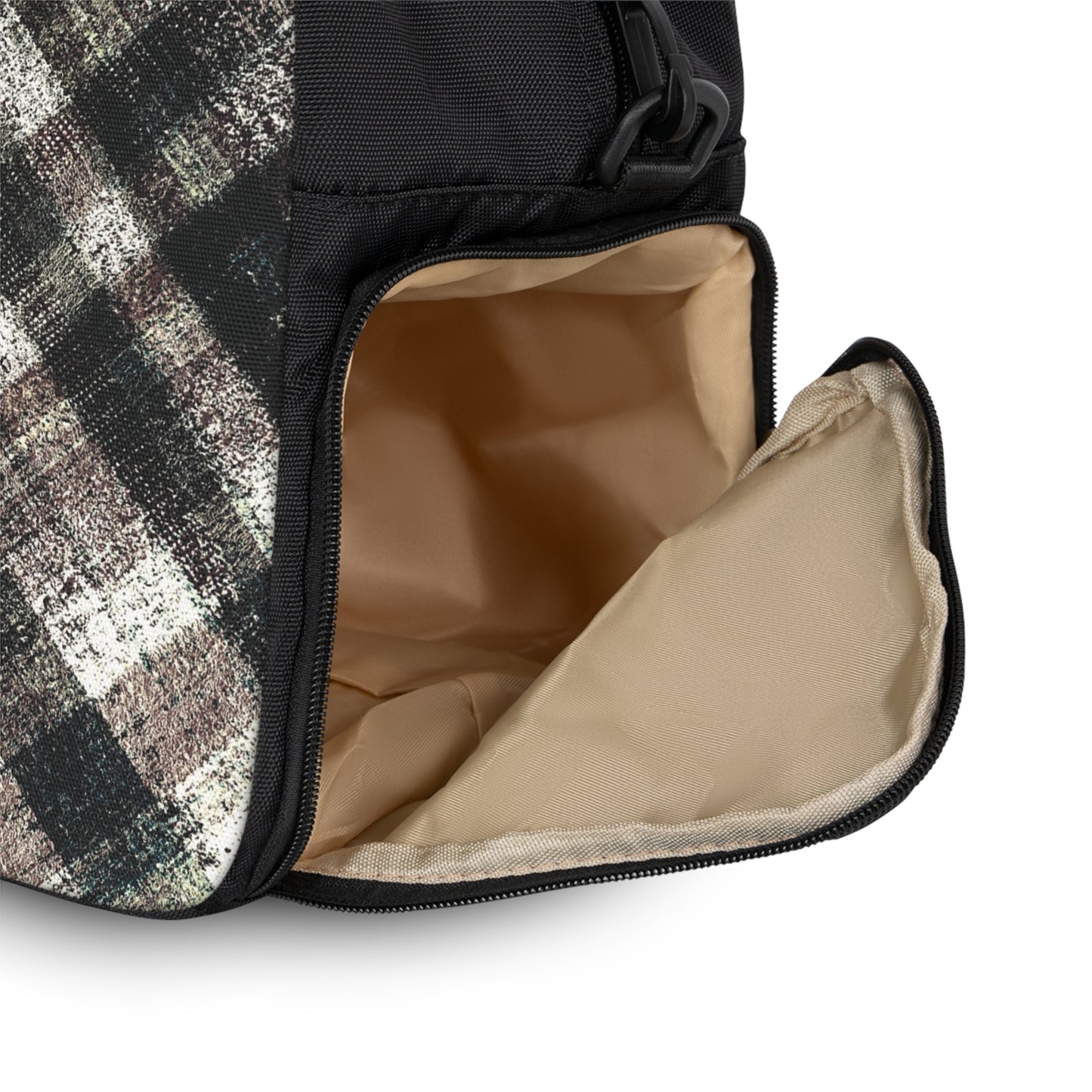 The Gym Bag - Rustic Plaid, Ink