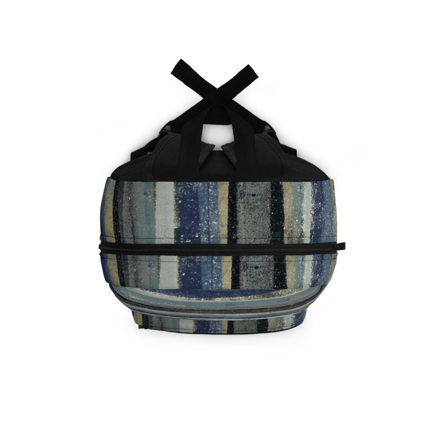 The Art On Your Back Pack - Rustic Stripe, Blue Hill