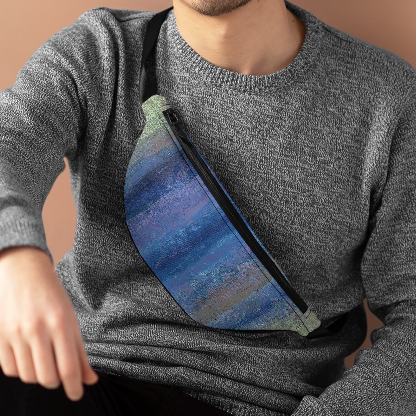 The Artful Fanny - Rustic Stripe, Purple Mountain