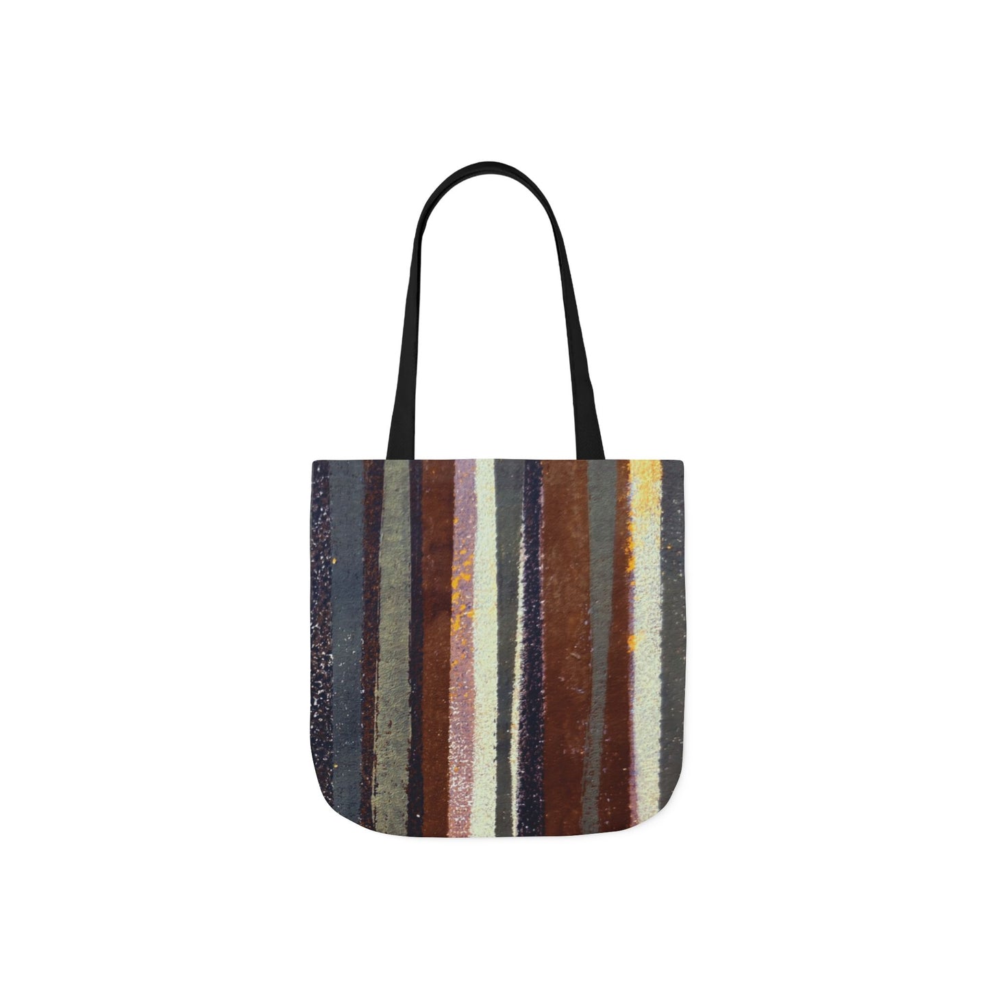 The Soft Tote - Rustic Stripe, Rust and Steel