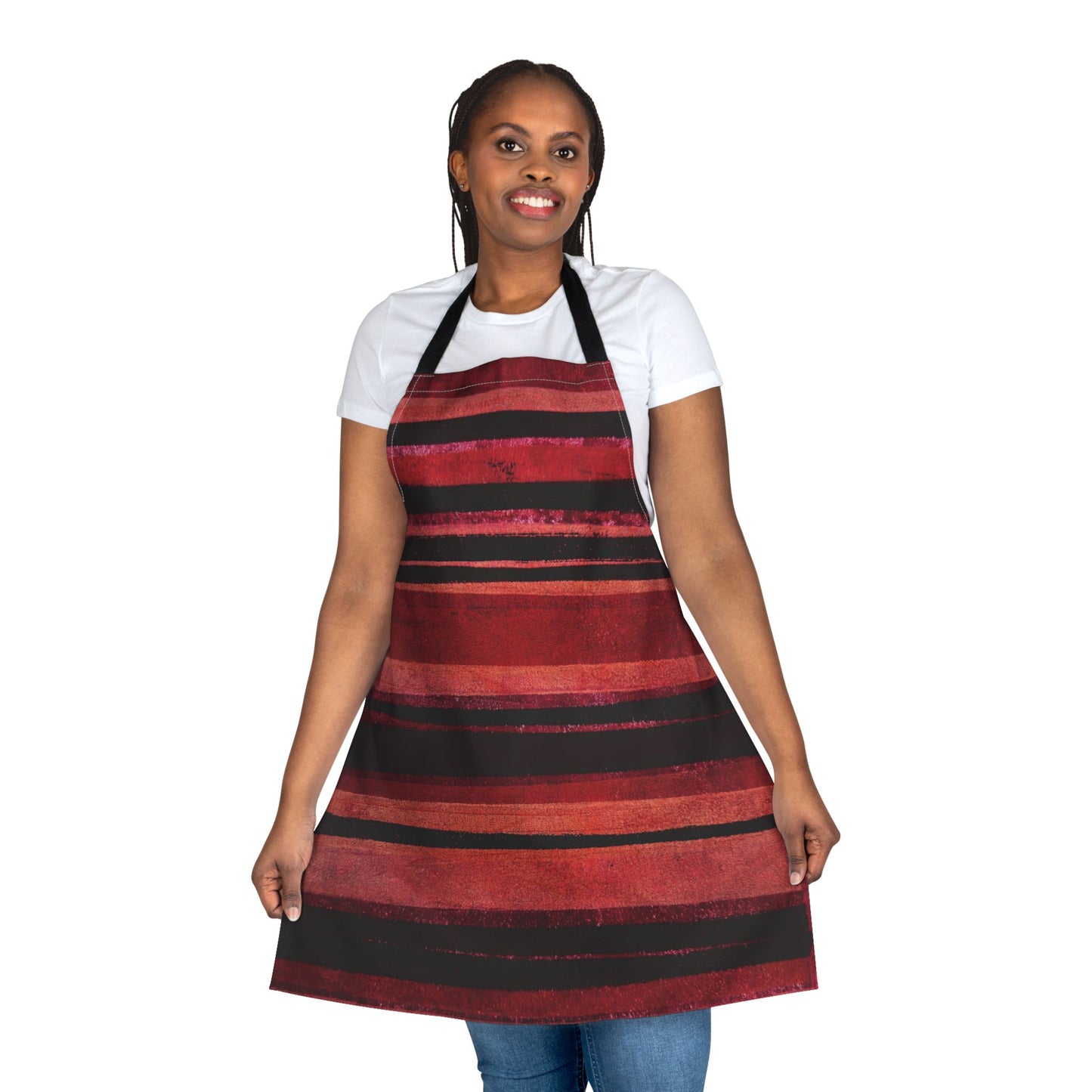 The Maker's Apron - Rustic Stripe, Ember