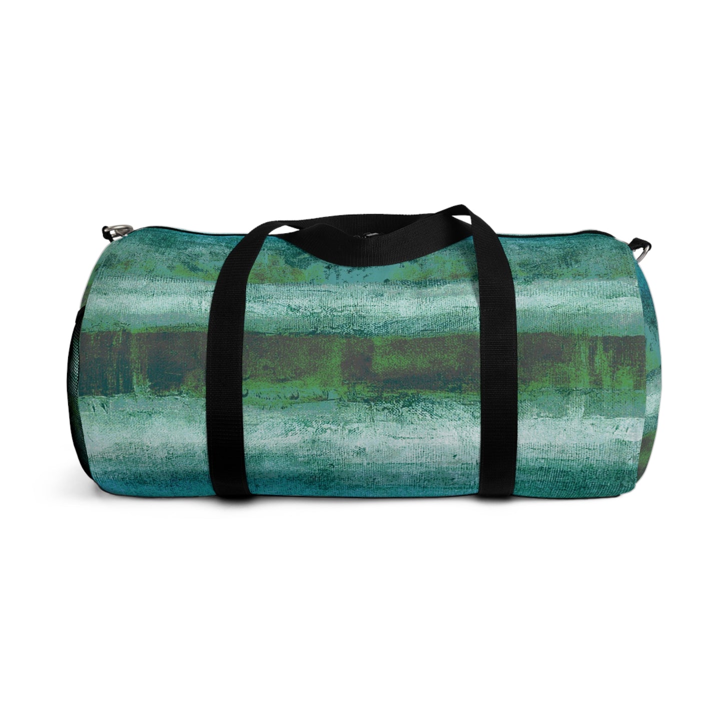 The Durable Duffle Bag - Rustic Stripe, Aquarium