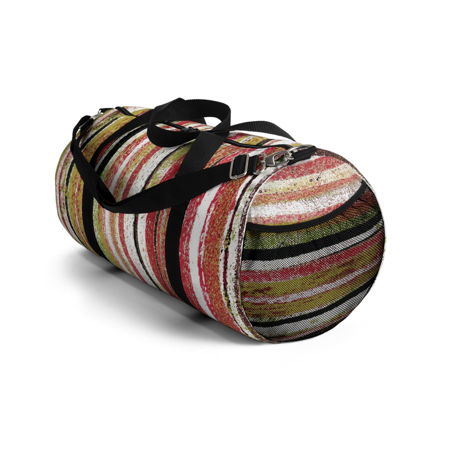 The Durable Duffle Bag - Rustic Stripe, Fiesta