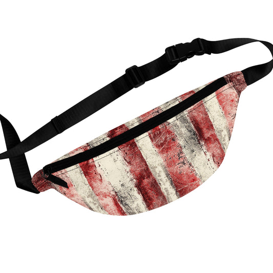The Artsy Fanny - Rustic Stripe, Sangria