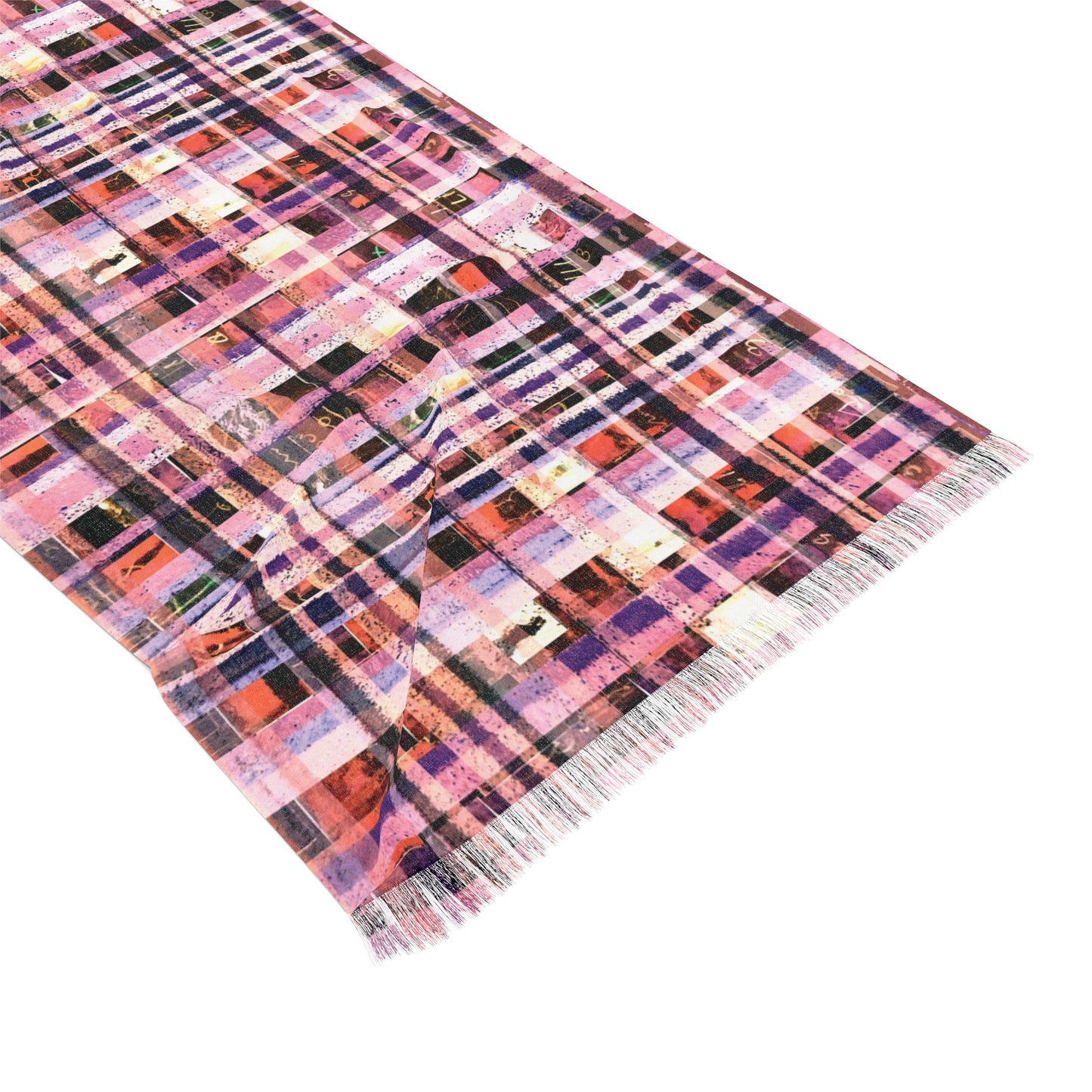 The Studio Scarf - Mixed Media, Hyacinth