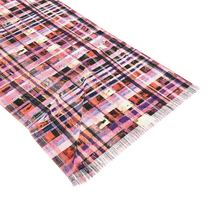 The Studio Scarf - Mixed Media, Hyacinth