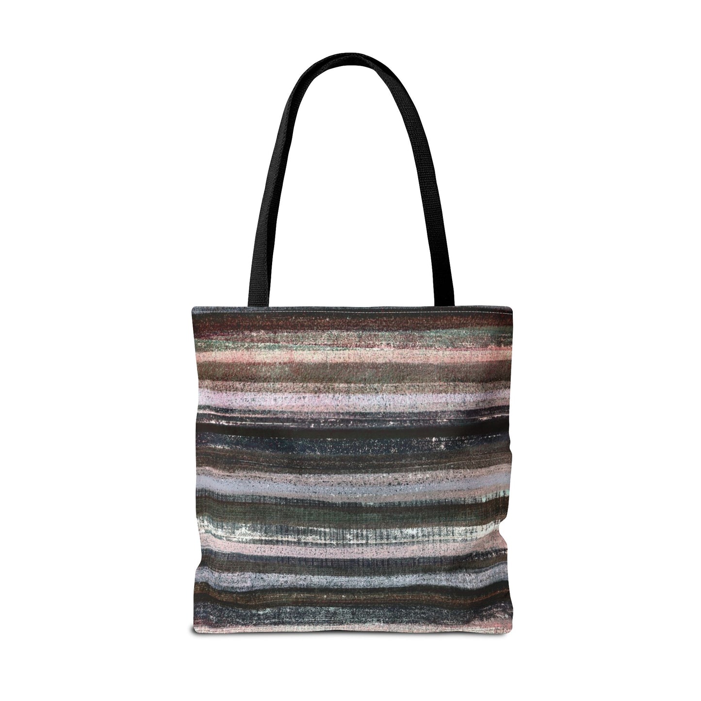 The Everything Tote - Rustic Stripe, Evening Forest