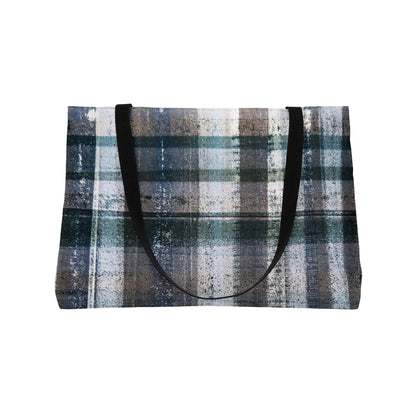 The Weekender Bag - Rustic Plaid, Storm