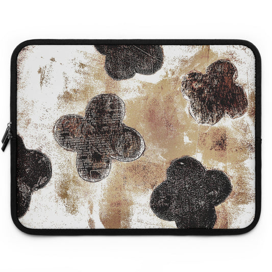 The Laptop Sleeve - Bloom, Sepia