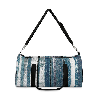 The Durable Duffle Bag - Rustic Stripe, Marina
