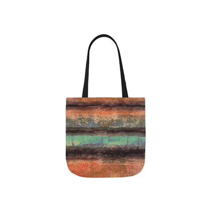 The Soft Tote - Rustic Stripe, Desert Sunset