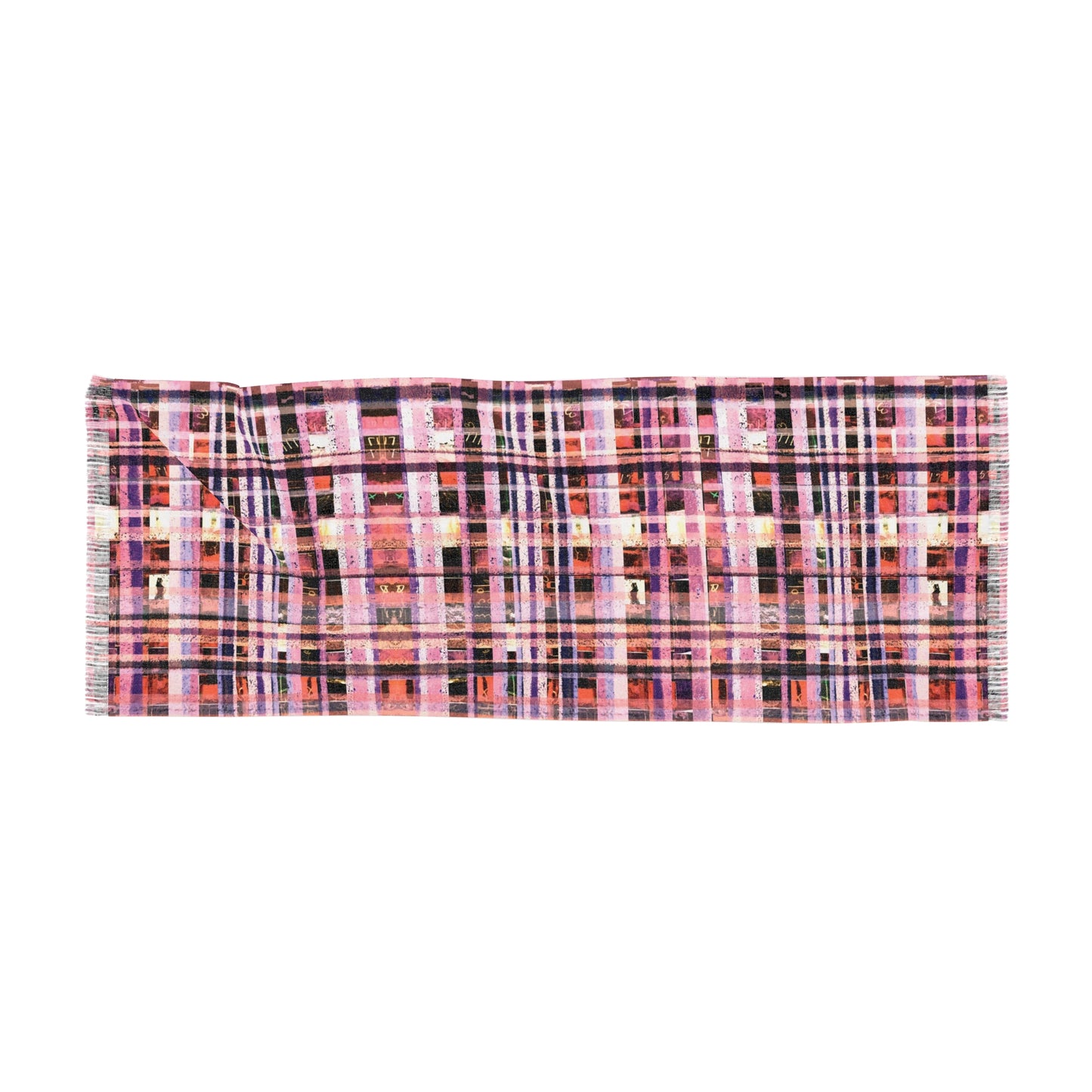 The Studio Scarf - Mixed Media, Hyacinth