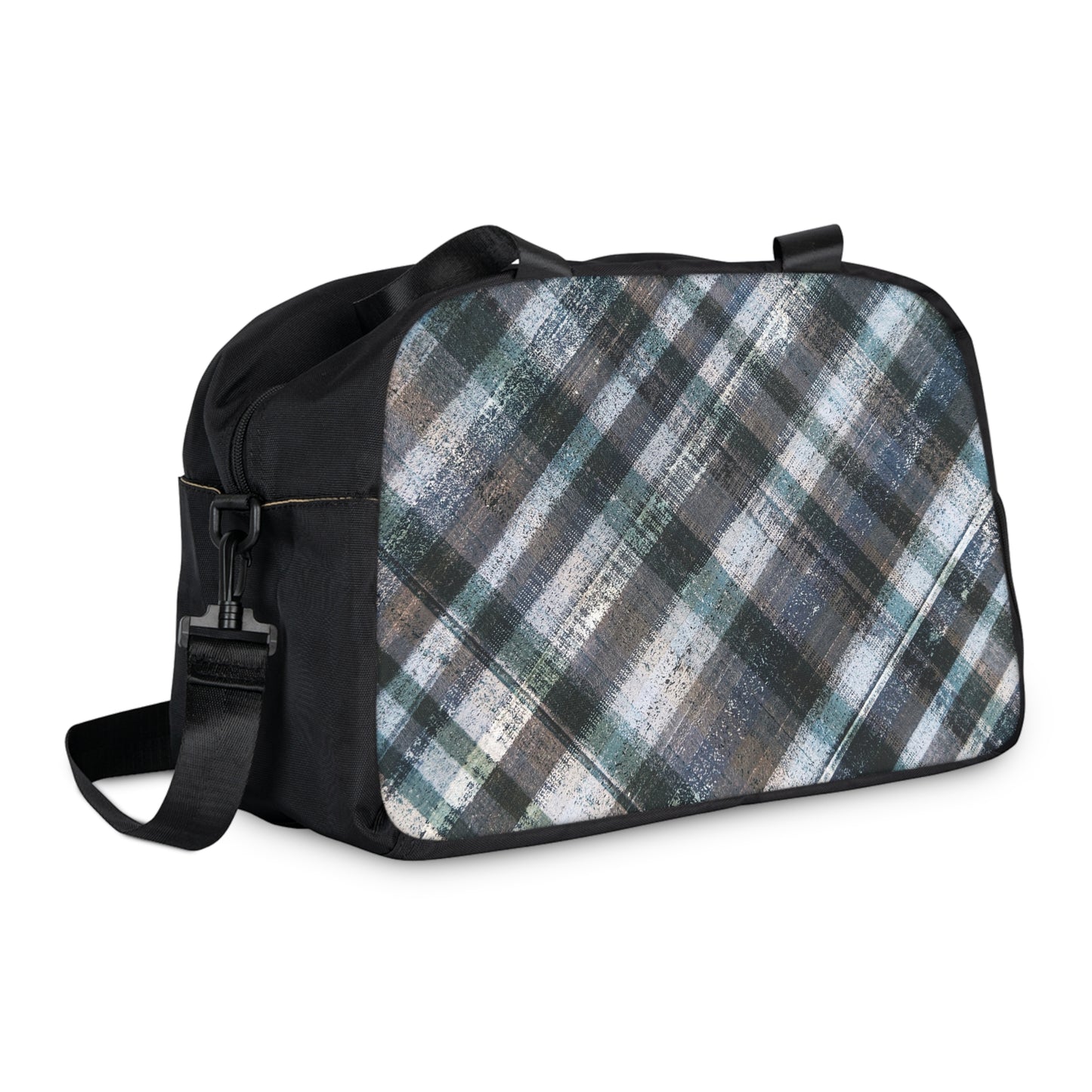 The Gym Bag - Rustic Plaid, Storm